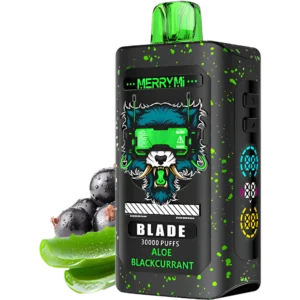 Jednorazowy e-papieros Blade 30K smak Aloe Blackcurrant (aloes z czarną porzeczką).