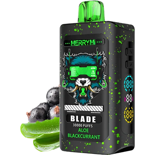 Jednorazowy e-papieros Blade 30K smak Aloe Blackcurrant (aloes z czarną porzeczką).