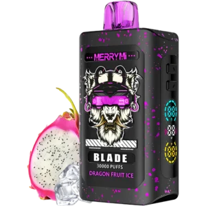 Jednorazowy e-papieros Blade 30K smak Dragon Fruit Ice (smoczy owoc z chłodzikiem).