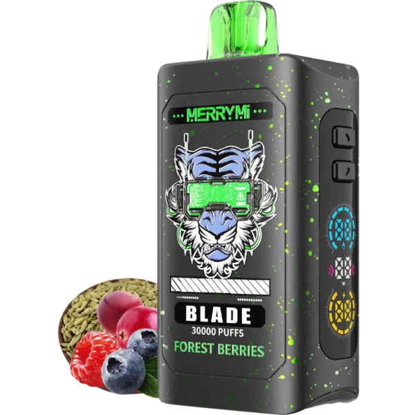 Jednorazowy e-papieros Blade 30K smak Forest Berries (owoce leśne).
