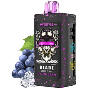 Jednorazowy e-papieros Blade 30K smak Frozen Grape (mrożone winogrona).