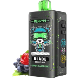 Jednorazowy e-papieros Blade 30K smak Grape Raspberry (winogrono z maliną).
