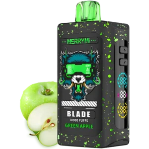 Jednorazowy e-papieros Blade 30K smak Green Apple (zielone jabłko).