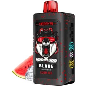 Jednorazowy e-papieros Blade 30K smak Lush Ice (mrożony arbuz).