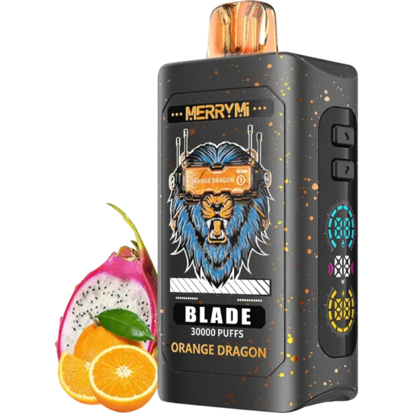 Jednorazowy e-papieros Blade 30K smak Orange Dragon (pomarańcza i smoczy owoc).