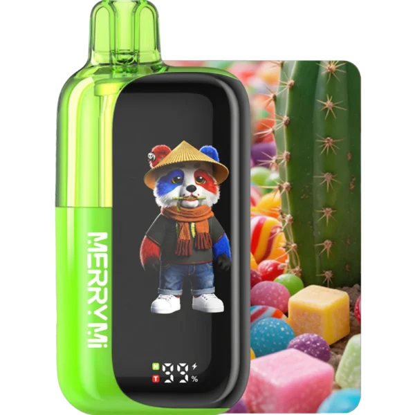Jednorazowy e-papieros Panda-X 40K smak Desert Candy (słodkie cukierki).