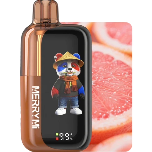 Jednorazowy e-papieros Panda-X 40K smak Grapefruit Refresher (orzeźwiający grejpfrut).