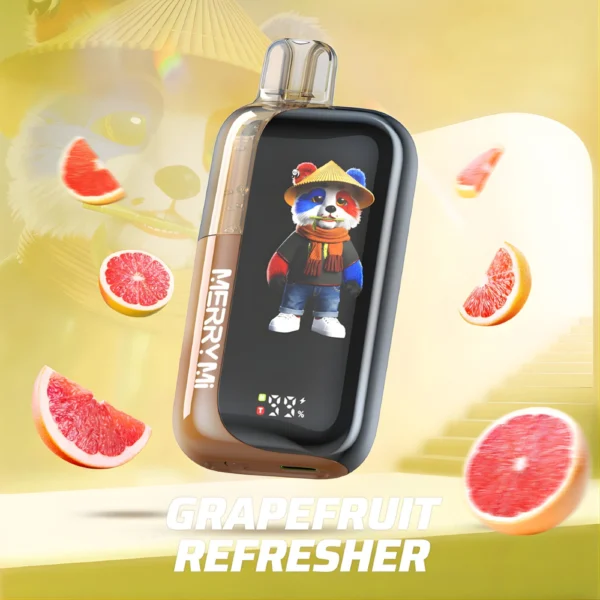 Jednorazowy e-papieros Panda-X 40K smak Grapefruit Refresher (orzeźwiający grejpfrut).