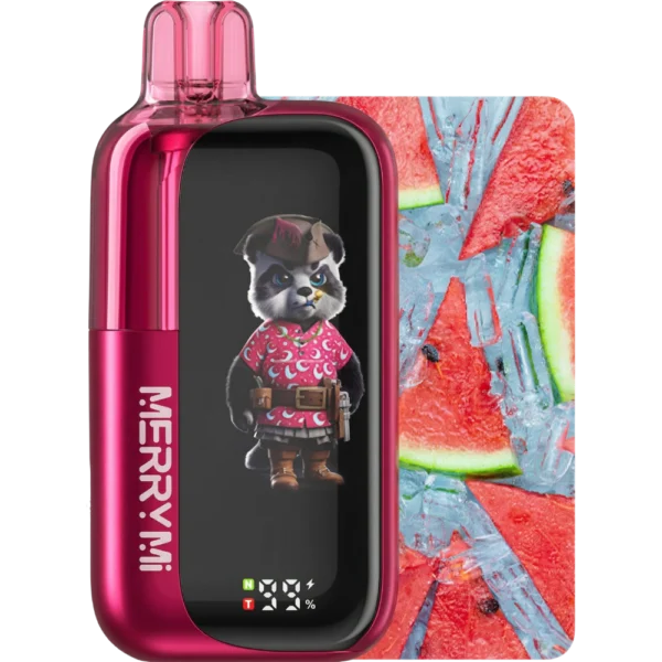 Jednorazowy e-papieros Panda-X 40K smak Lush Ice (mrożony arbuz).