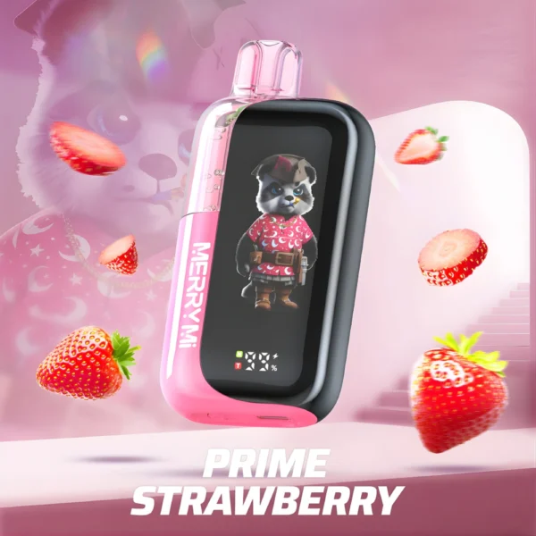 Jednorazowy e-papieros Panda-X 40K smak Prime Strawberry (dojrzała truskawka).