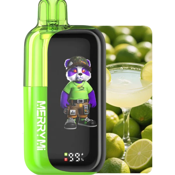 Jednorazowy e-papieros Panda-X 40K smak Sour Lemon Mojito (cytryna i mięta).