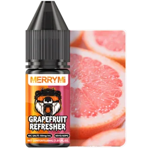 E-liquid Grapefruit Refresher 30ml o mocy 5%. Orzeźwiający cytrusowy płyn do e-papierosa o smaku grejpfruta.