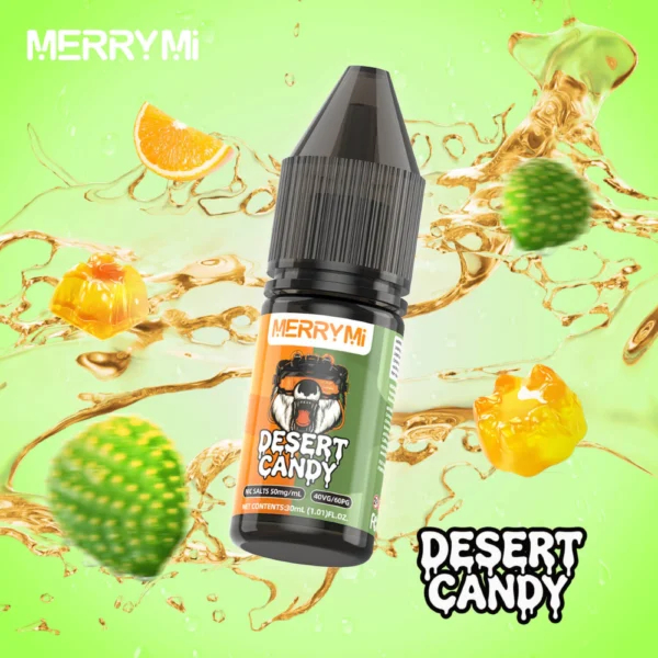 Słodki e-liquid Desert Candy 30ml z 5% zawartością nikotyny. Liquid do e-papierosa o profilu smakowym cukierków i deserów.